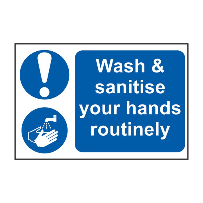 wash your hands sign