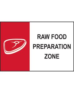 Raw Food Preparation Sign